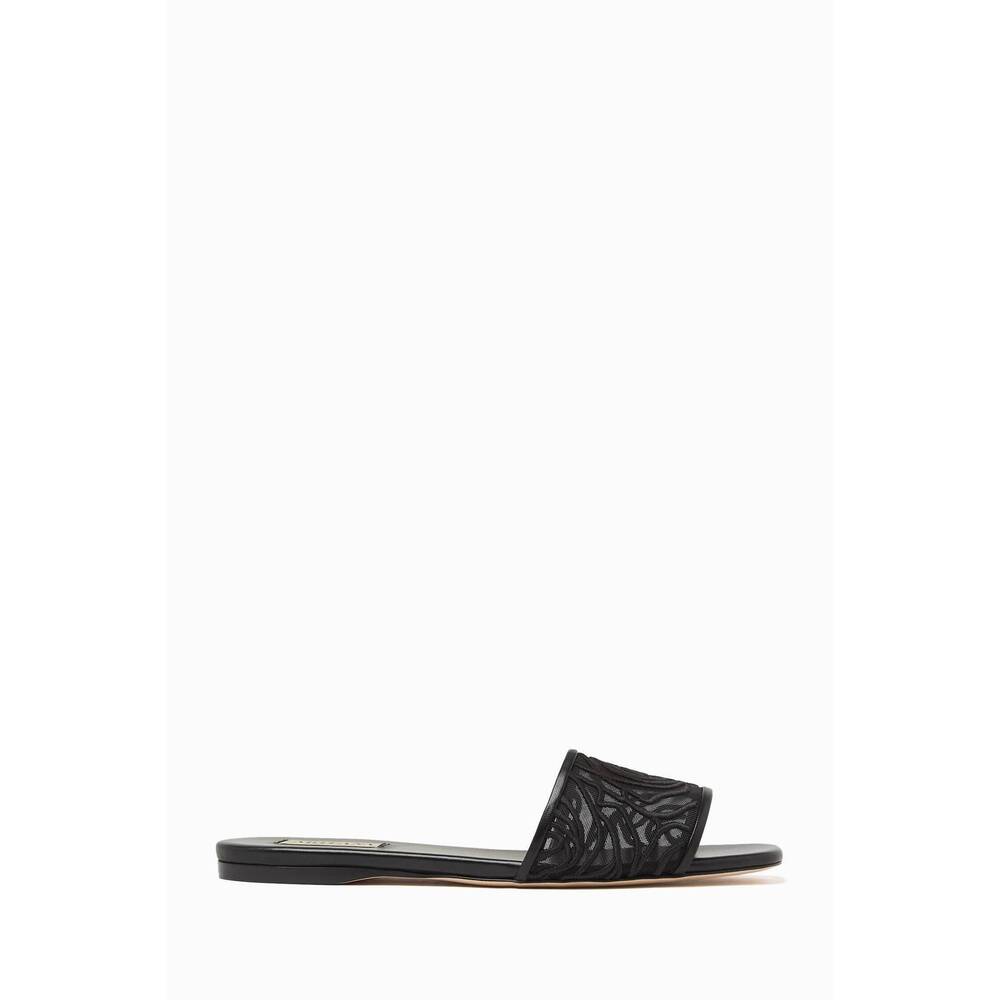NEW ARTEANA women's sorrento flat slides in black